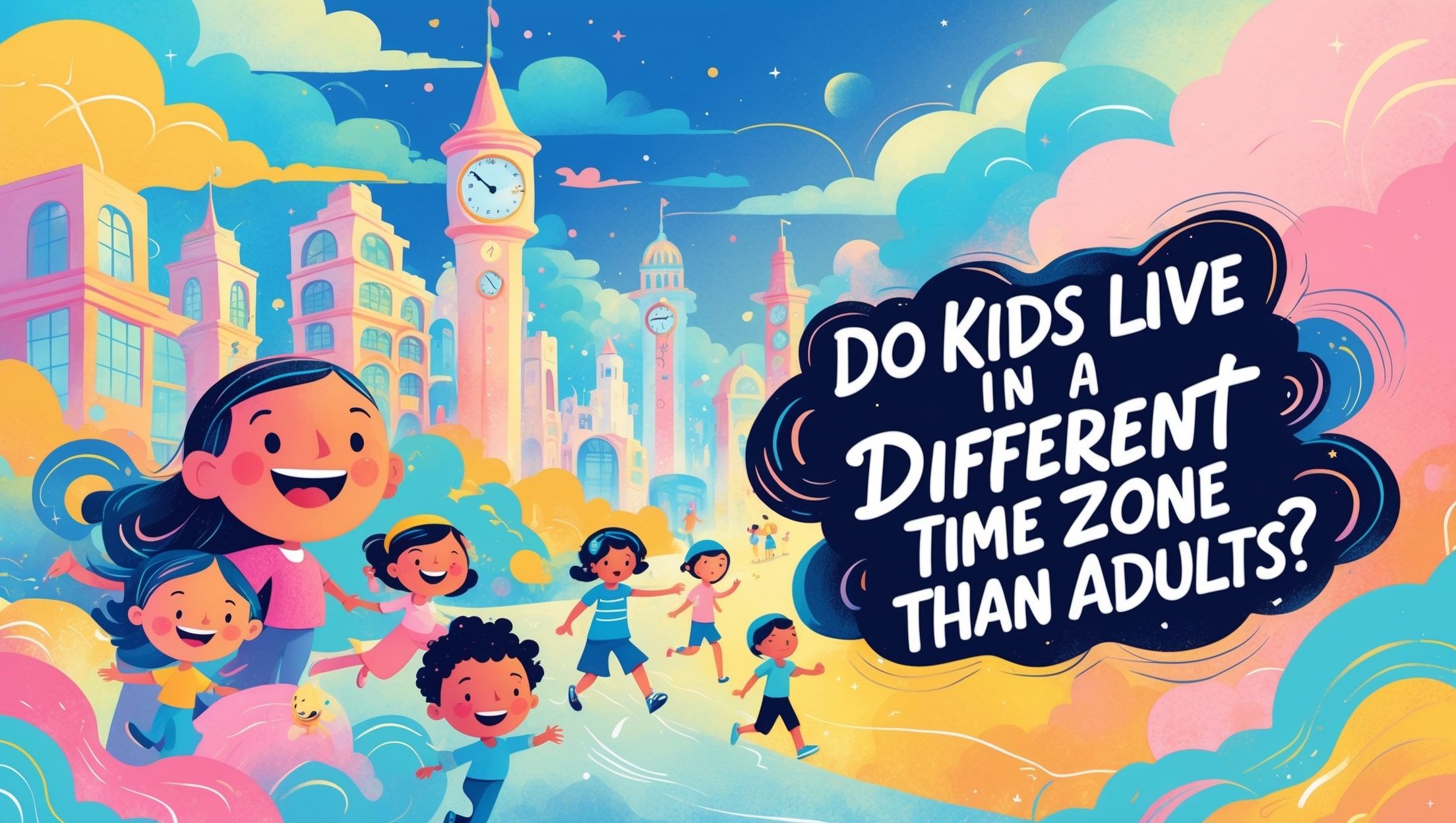 Ζουν τα παιδιά σε διαφορετική ζώνη ώρας από τους ενήλικες;