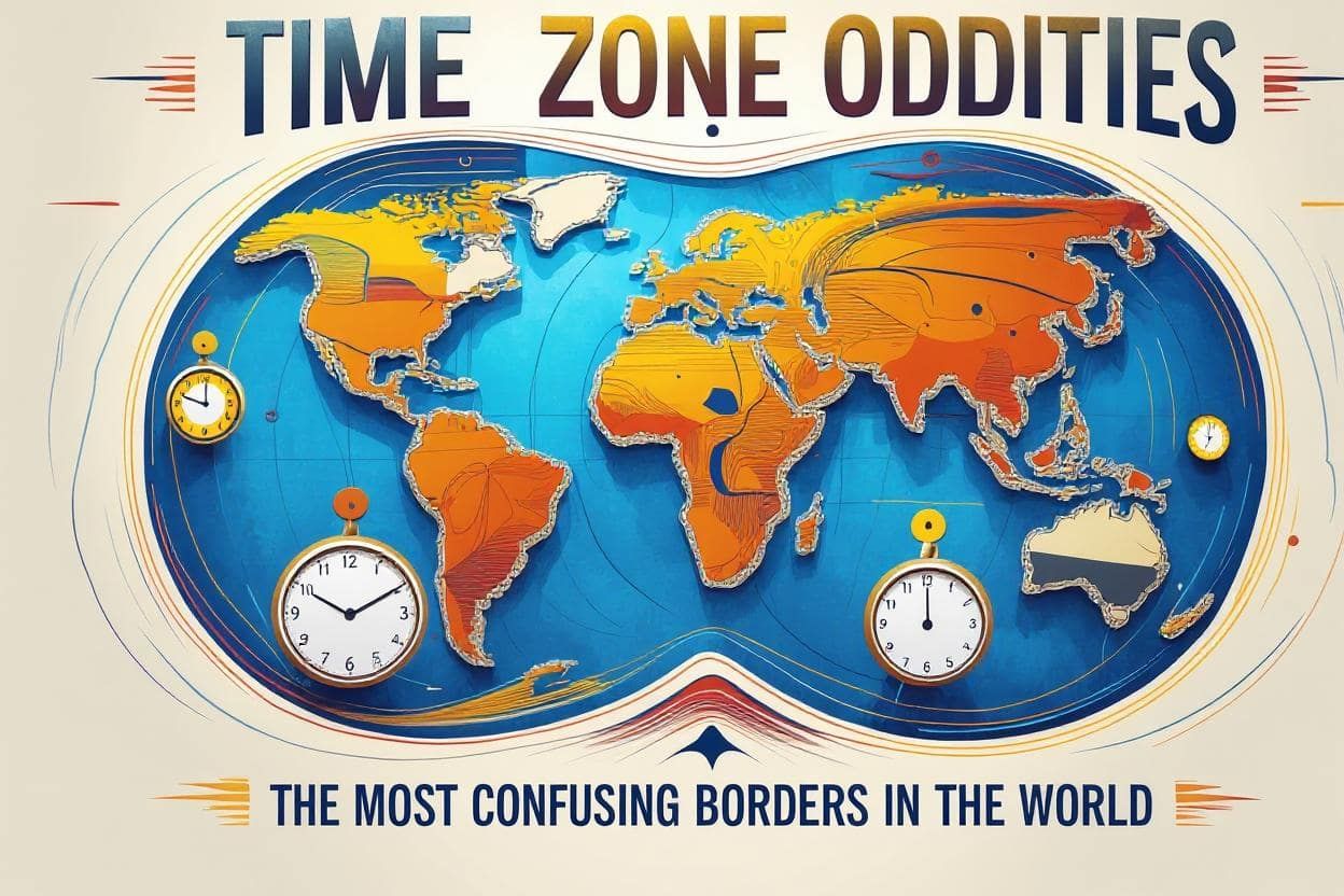 Παραξενιές Ζωνών Ώρας: Τα πιο μπερδεμένα σύνορα στον κόσμο